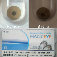Magic eye iris ultra light 14.2 mm косметические линзы Magic eye iris ultra light 14.2 mm косметические линзы