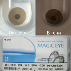 Magic eye iris ultra light 14.2 mm косметические линзы 