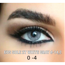 EOS SOLE white gray 2 tone D=14,2 mm до -4