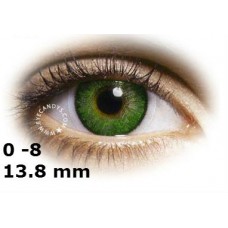 Freshlook colorblends gemstone green 13.8 mm до -8