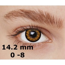 Magic eye 2 tone hazel 14.2 mm до -8