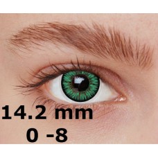 Magic eye 2 tone turquoise 14.2 mm до -8